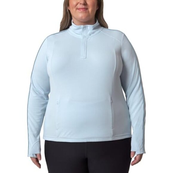 NWT - Mondetta Blue Performance Top - Lightweight Quarter-Zip Pullover -Size XXL - Picture 5 of 5